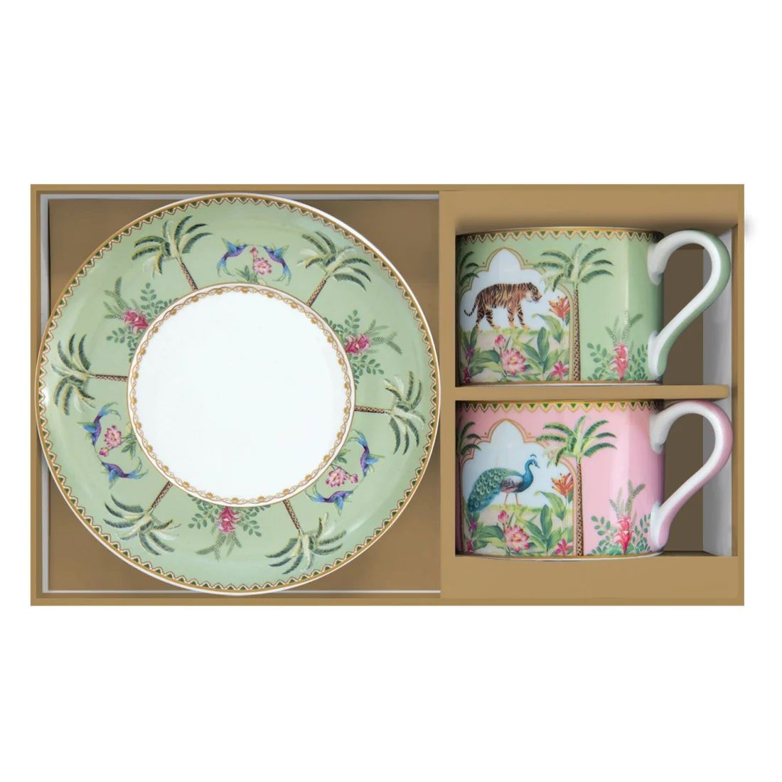 Easy Life Paradise Sauvage 4-Piece Cup Set – Multicolored