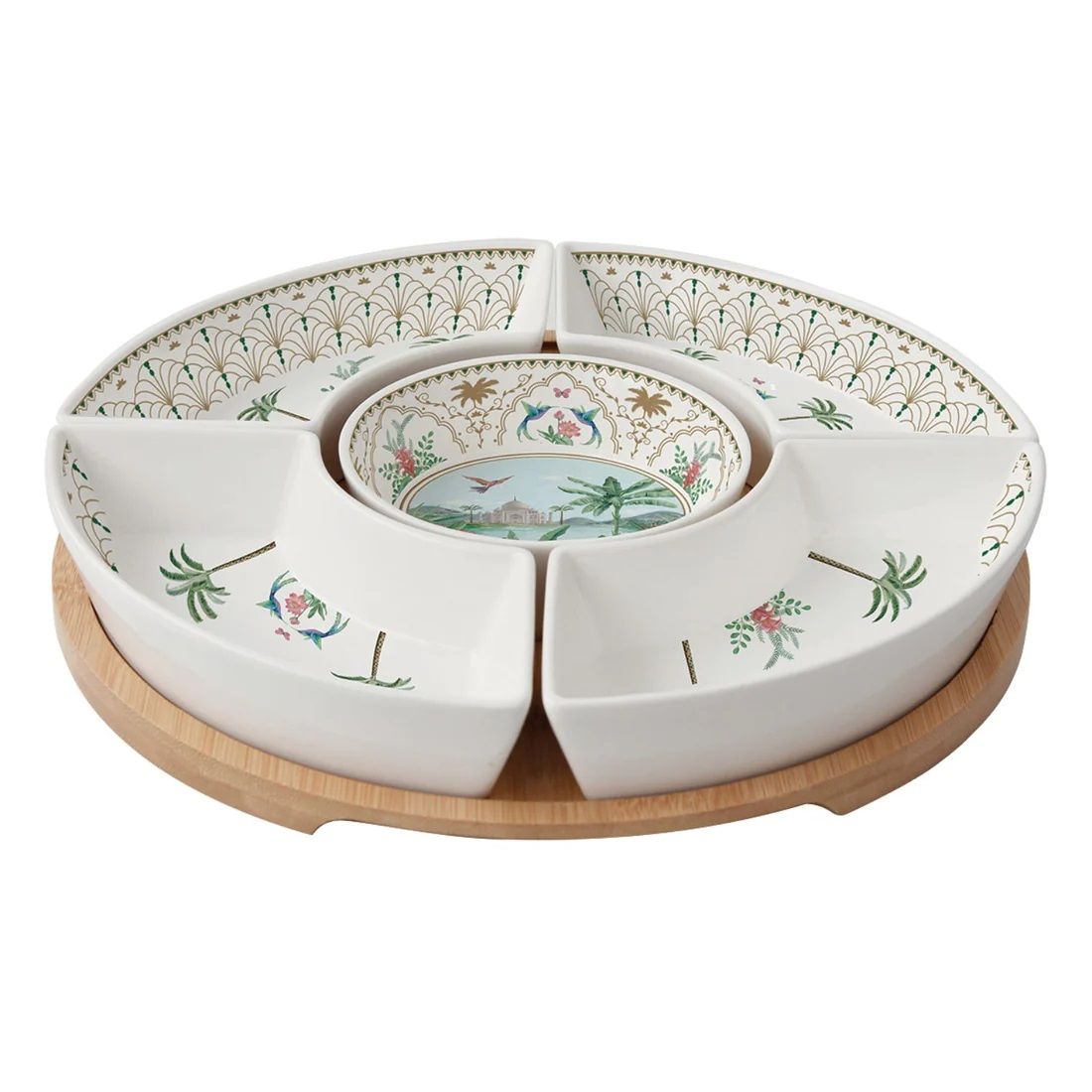 Easy Life Paradise Sauvage 6-Piece Appetizer Set – Multicolored