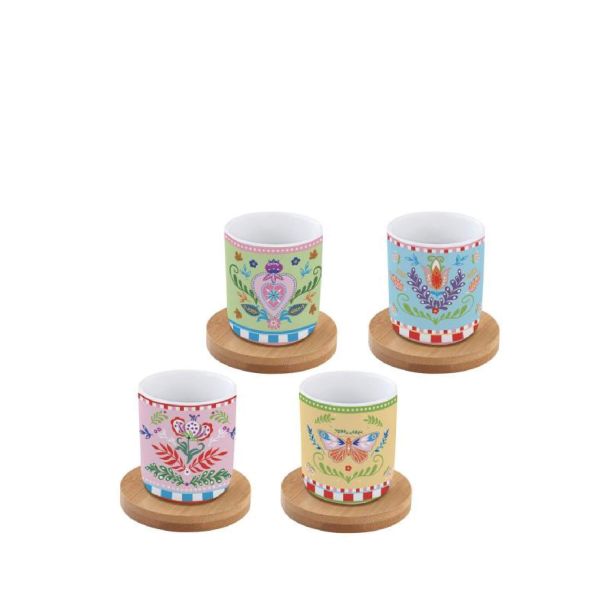 Easy Life Geoethnic 8pcs Coffee Cup Set 110ml – Box