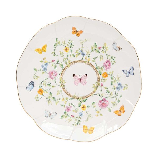 Easy Life Dancing Butterflies 20.5cm Side Plate - Multicolor