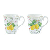 Easy Life Fleurs et Citrons 2-Cup Set 275ml – Multi Colors