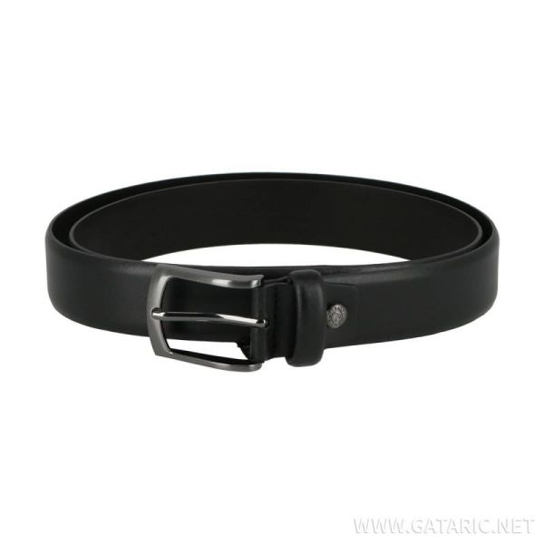 Roncato Sintesi Leather Belt 130cm - Black