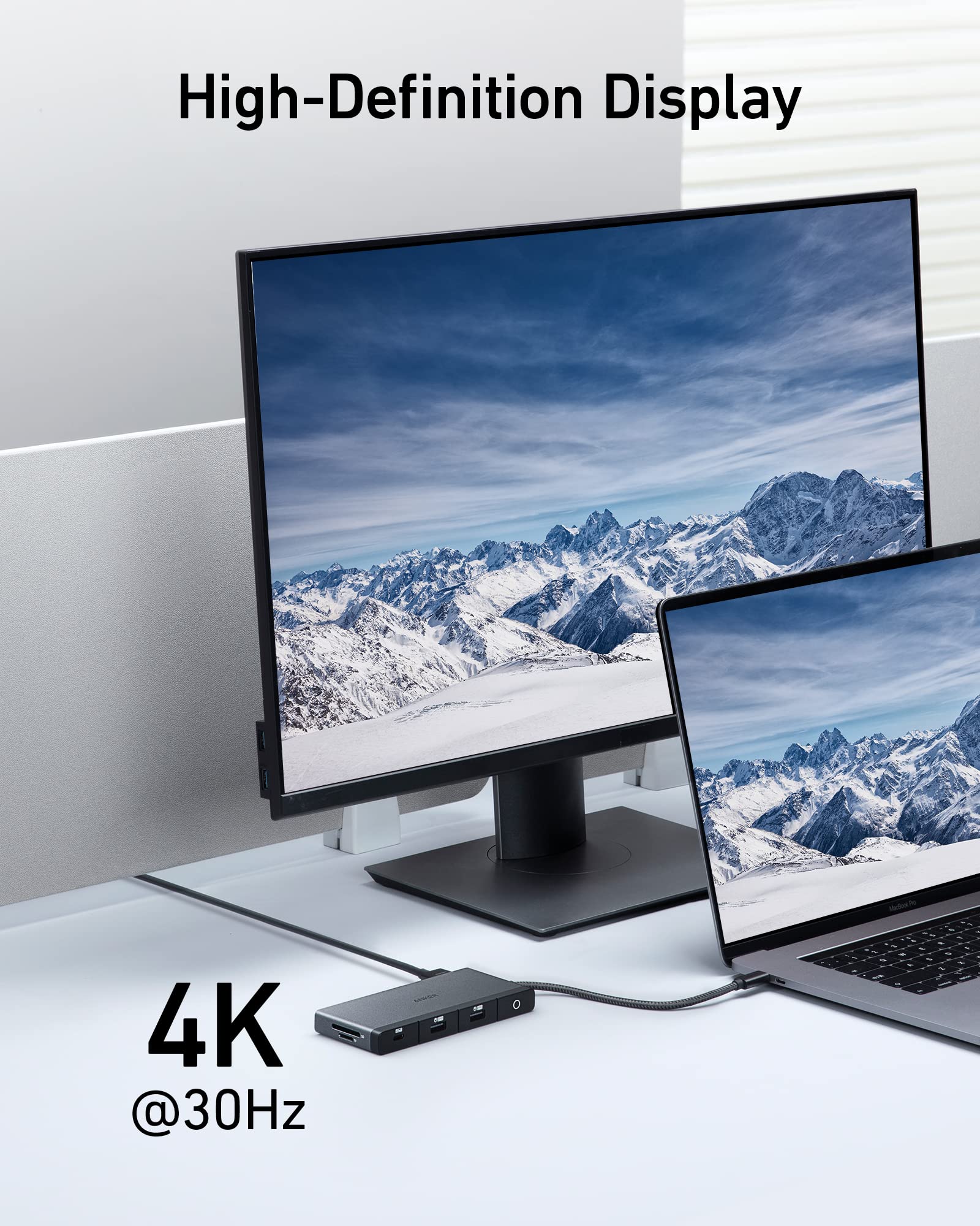 Anker 552 USB-C Hub (9-in-1, 4K HDMI) B2B - UN (excluded CN, Europe) Black Iteration 1