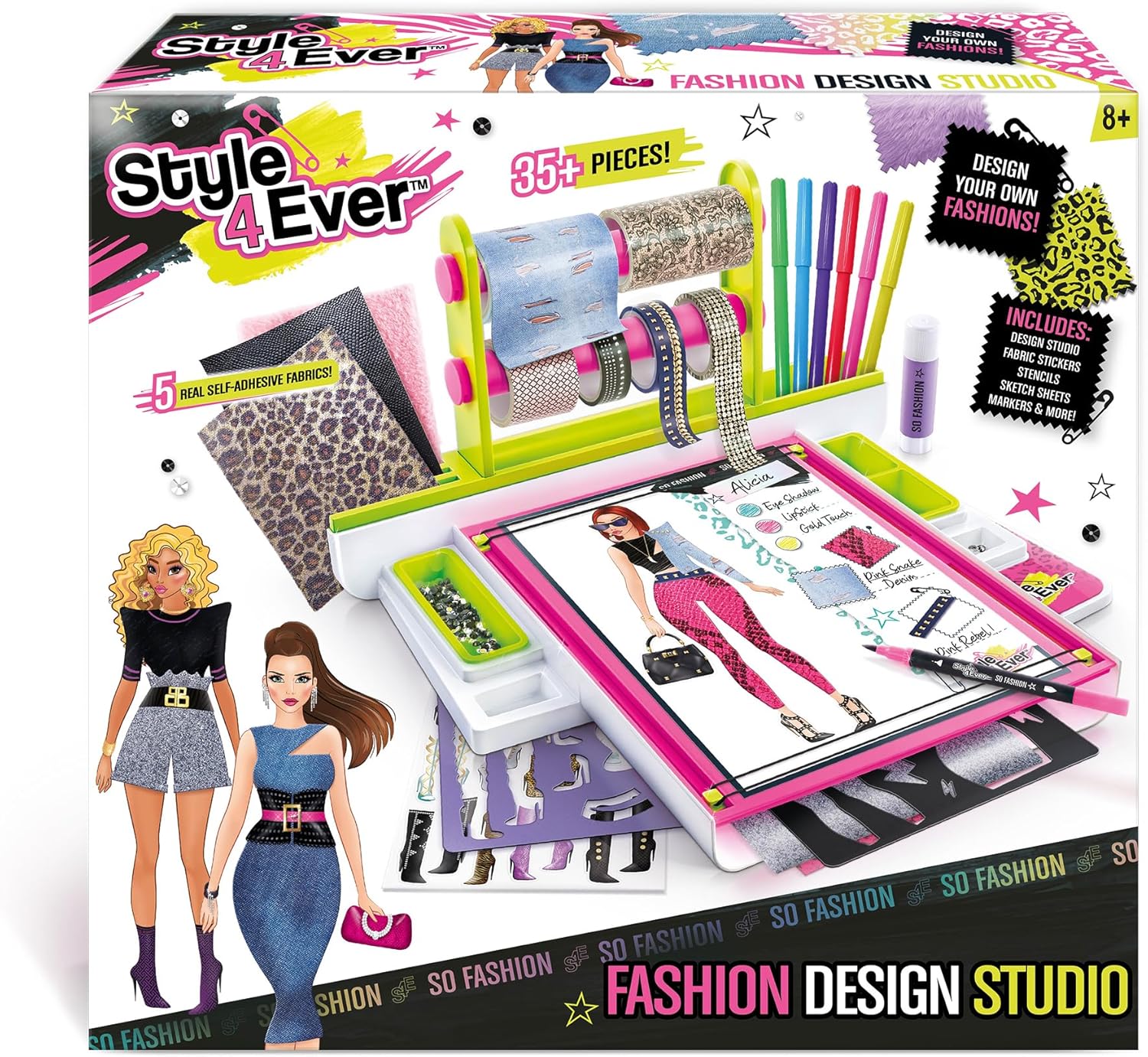 Canal Toys Fashion Design Studio – Design Your Own Fashion