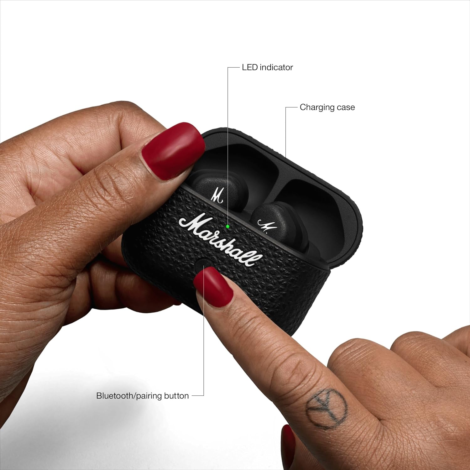 Marshall Motif II True Wireless ANC Earbuds – Black