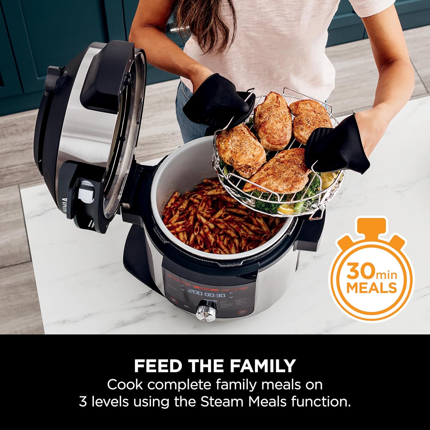 Ninja Foodi MAX OL750UK 15-in-1 SmartLid Multi-Cooker
