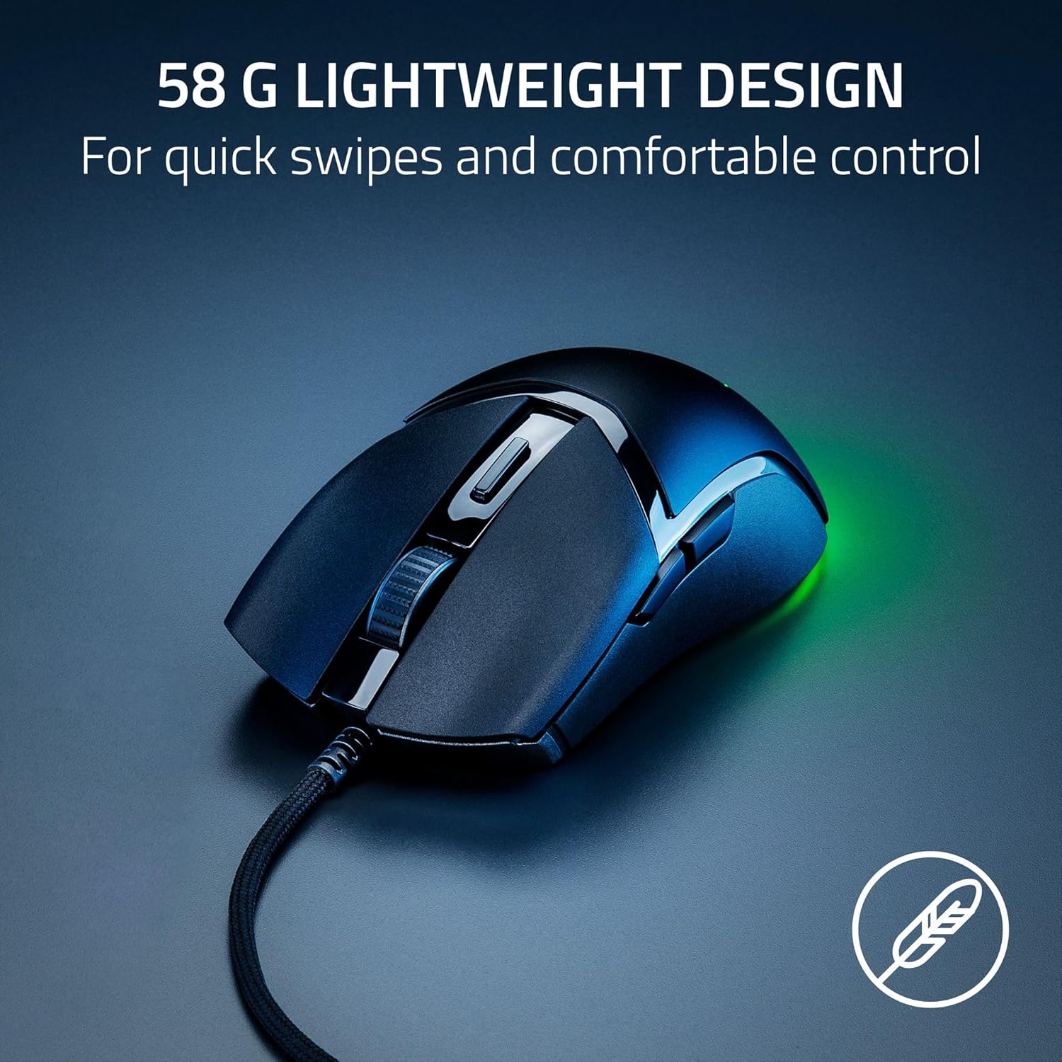 Razer Cobra Gaming Mouse – 58g, RGB, 8500 DPI, Gen-3 Switches