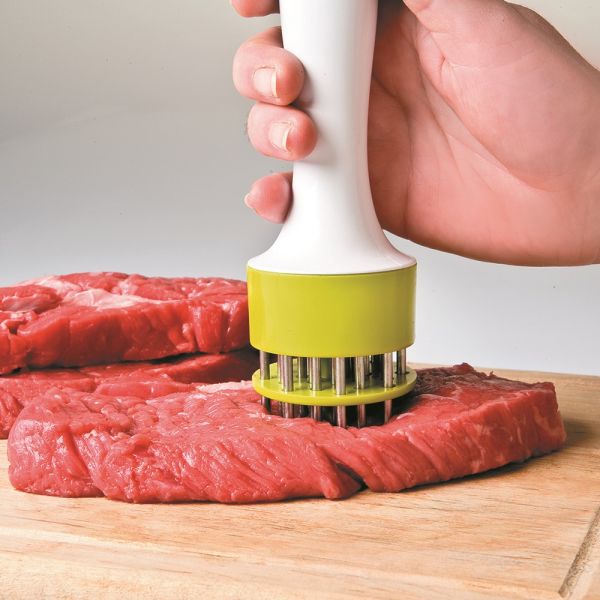 Ibili Meat Tenderizer – White & Green, Durable & Handy