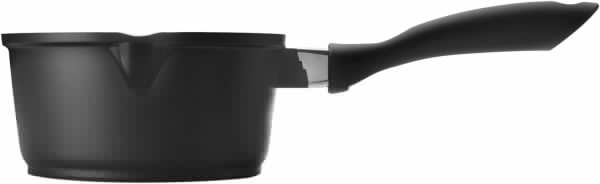 Ibili Evolution 16cm Casserole – Black, Healthy Cooking