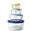 Ibili 4-Piece Glass Food Storage Set