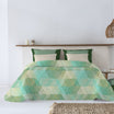 Canete Kert Summer Bedspread Single & Half - Green | Fresh & Light