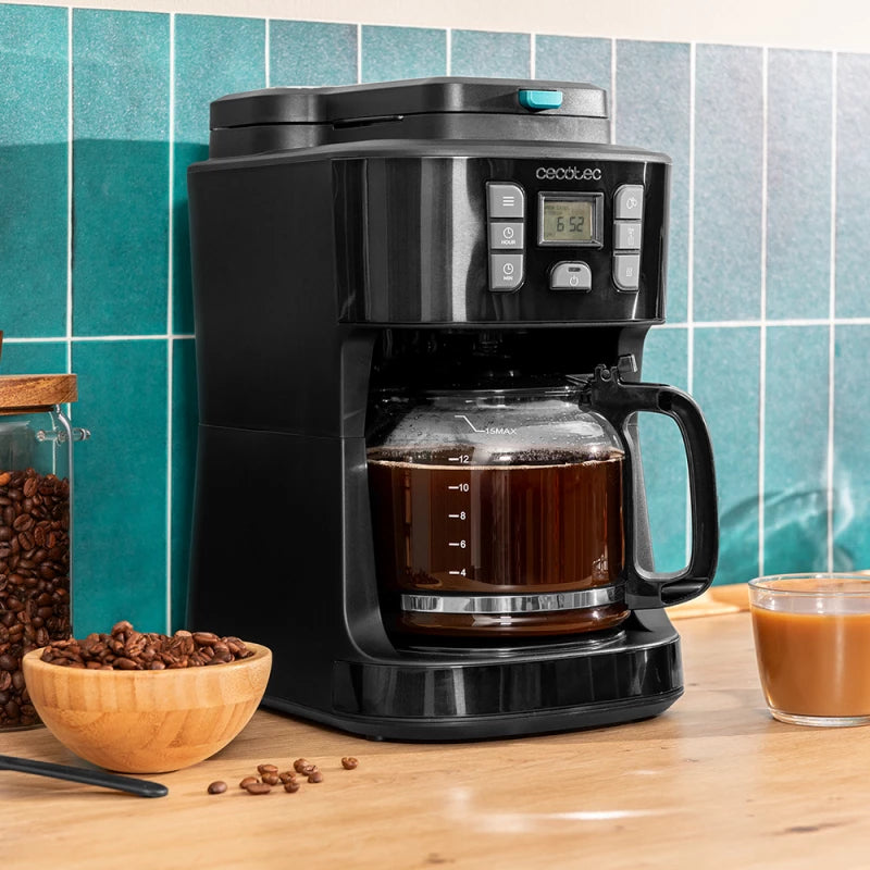 Cecotec 66 & Digital Coffee Maker with Grinder 1.8L