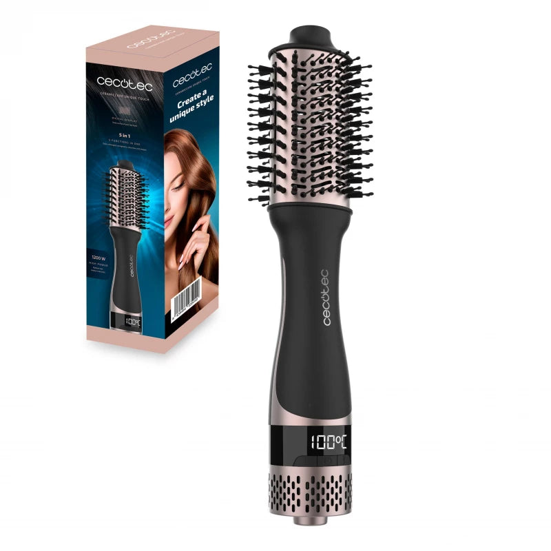 Cecotec CeramicCare Unique Touch – 5-in-1 Styling Brush