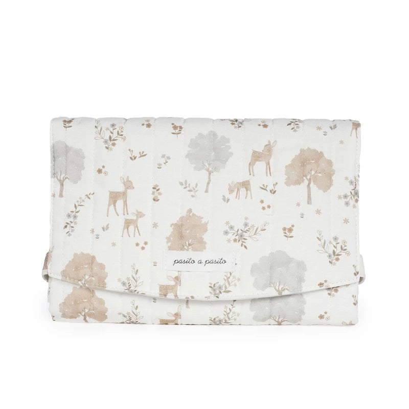 Pasito a Pasito Nara Beige Baby Changing Mat – Travel-Friendly