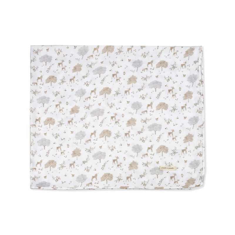 Pasito a Pasito Nara Beige Baby Sheet Set – 100% Cotton