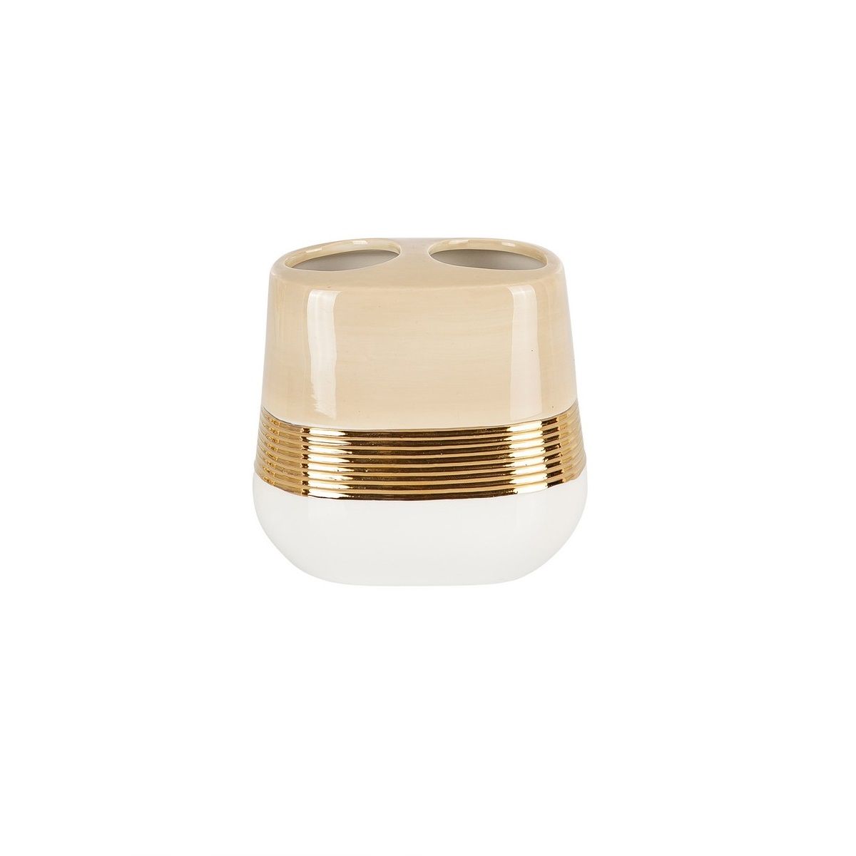 Primanova Lucas Toothbrush Holder - Ceramic - Beige