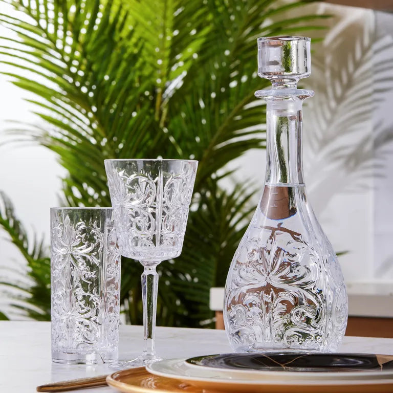 KARACA ROME RCR 25-Piece Glass Set – Crystal Elegance