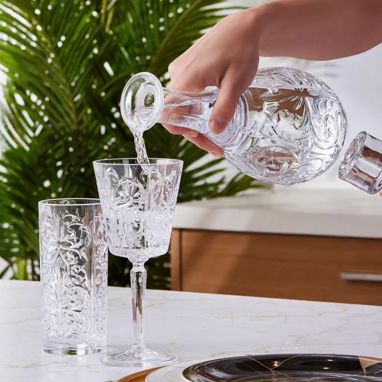 KARACA ROME RCR 25-Piece Glass Set – Crystal Elegance