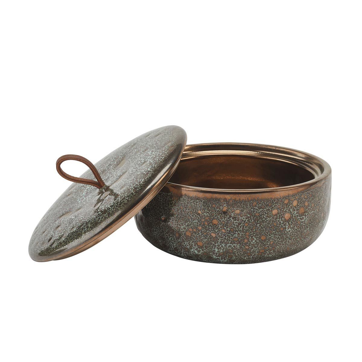 Aquanova Ugo Storage Box with Lid - Bronze Stylish