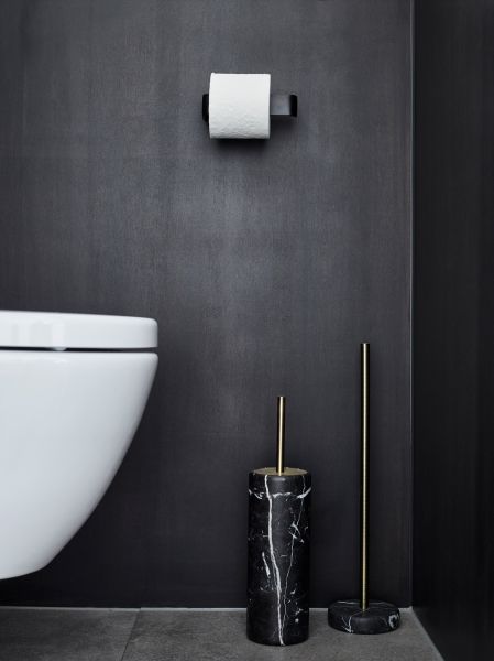 Aquanova Nero Bathroom Tissue Holder – Black