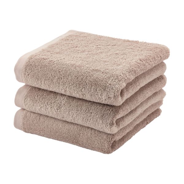 Aquanova London Hand Towel 55×100 cm - Beige Cotton