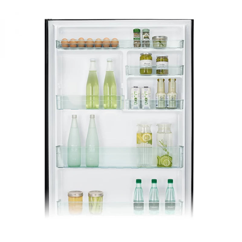 Hitachi R-VG800PJ7 Top Freezer Refrigerator 550L Black Glass | Twin Fan Cooling