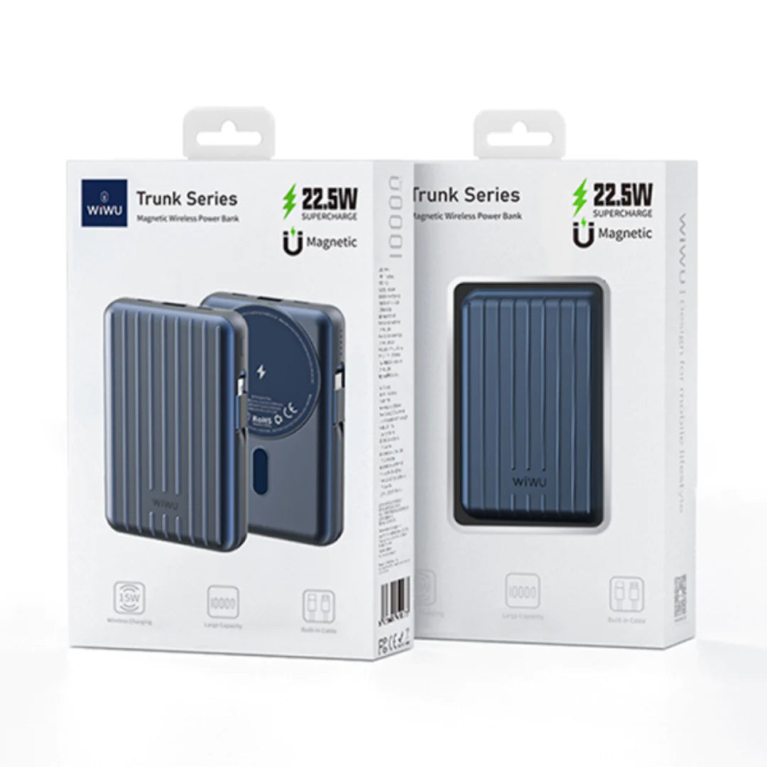 WiWU Truck Series 10000mAh Magnetic Power Bank – Fast Wireless