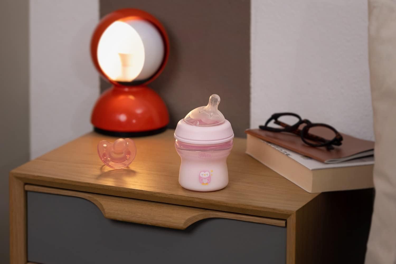 Chicco Natural Feeling Bottle 150ml Anti-Colic 0M+ - Pink