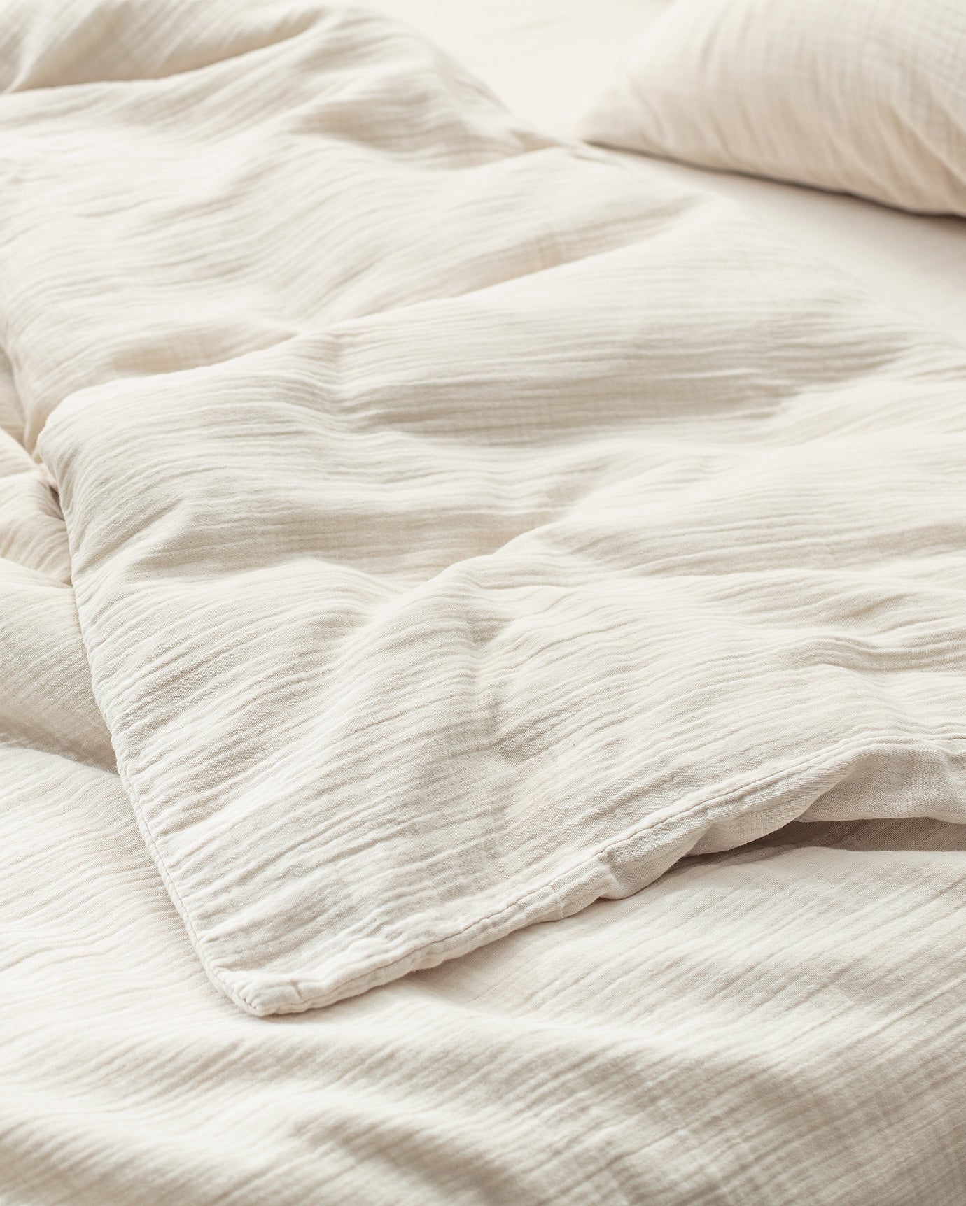 Marla Muslin Superking Size Duvet Cover Set - Fitted - Madame Coco JO