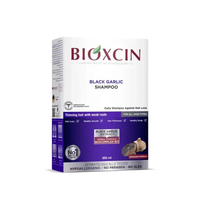 Bioxcin Black Garlic Shampoo – 300ml