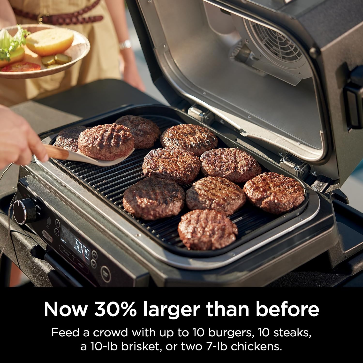 Ninja Woodfire Pro XL OG850UK Electric BBQ Grill & Smoker