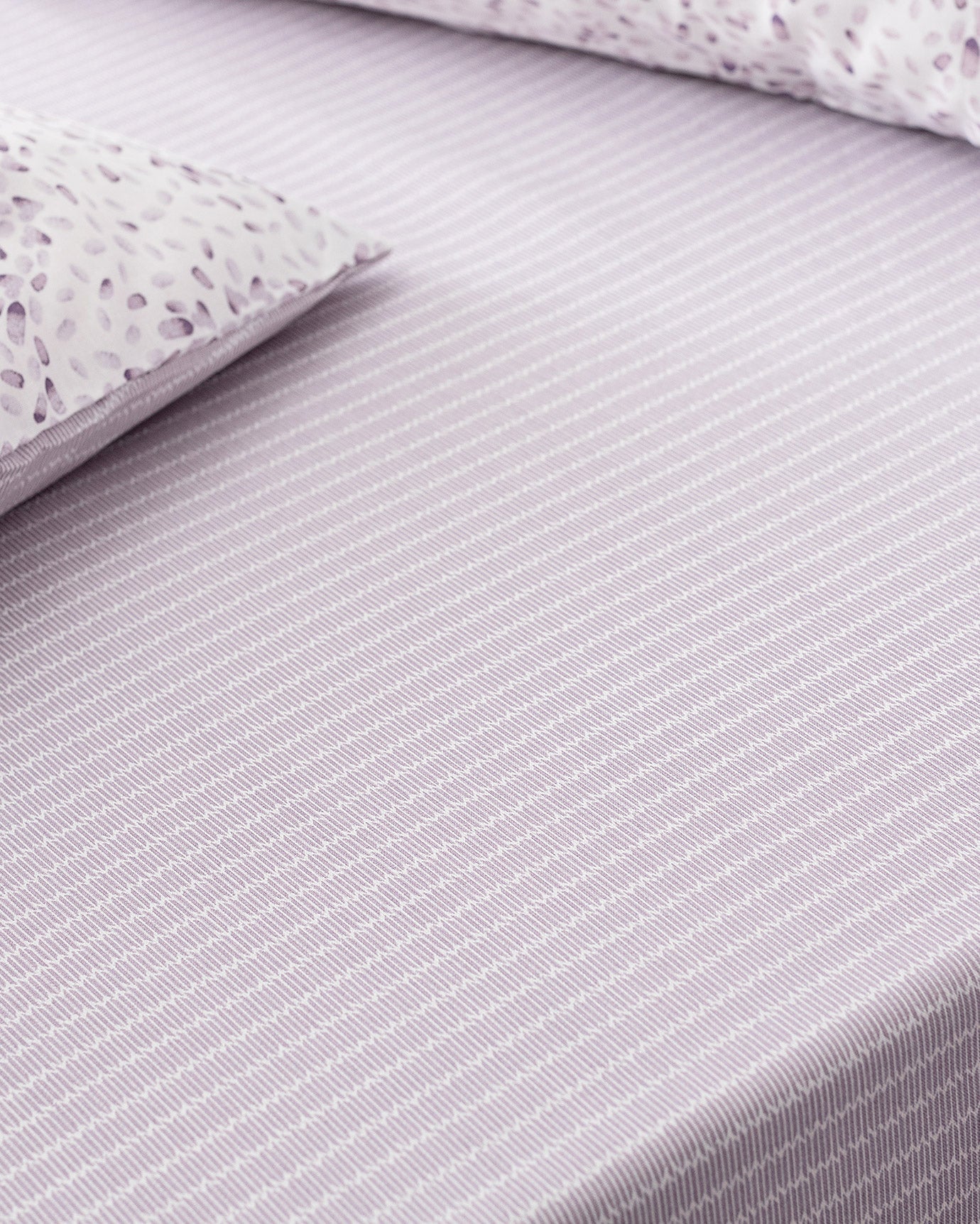 Octave King Size Fitted Duvet Cover Set - Ranforce Patterned - Madame Coco JO