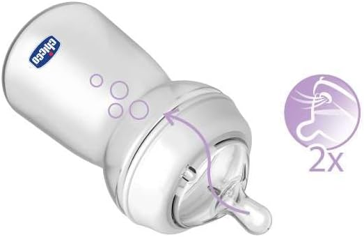 Chicco Natural Feeling Teat 6m+ Food Flow Anti-Colic 2 pcs