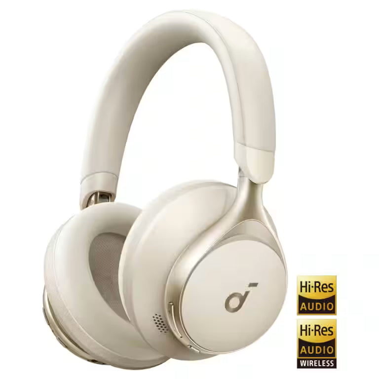 Anker Soundcore Space One Pro – Adaptive Noise Cancelling Headphones | 60H Battery, Hi-Res Wireless & Foldable Design
