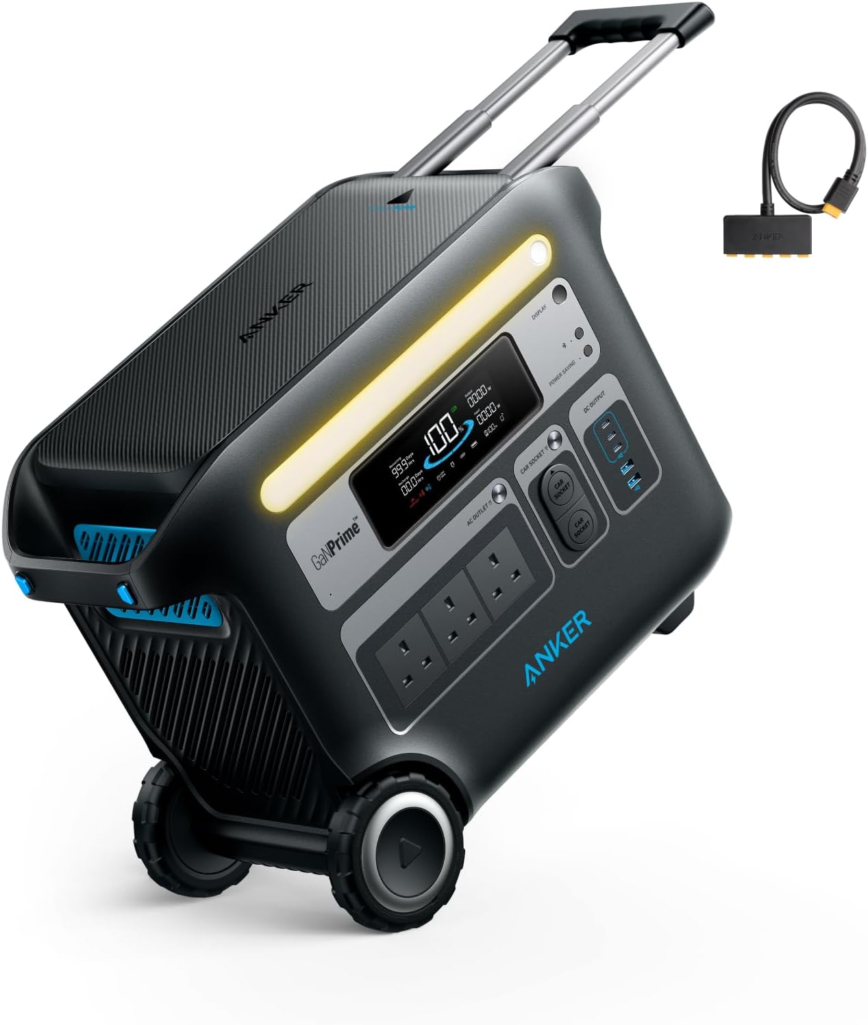 Anker SOLIX F2000 PowerHouse 767 2400W Portable Power Station - Black