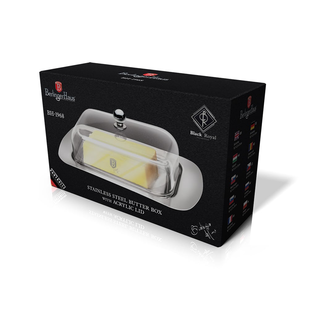Berlinger Haus BH-1968 Butter Dish with Acrylic Lid
