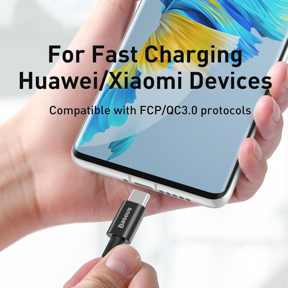 Baseus Cable Type-C to Type-C Fast Charging 100W 1m - Black
