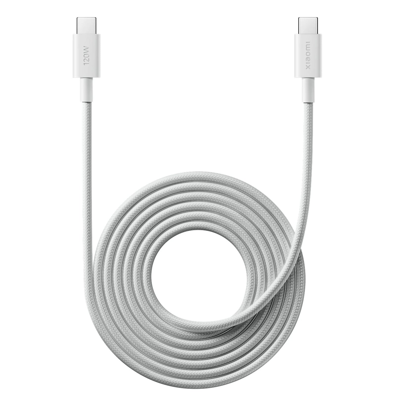 Xiaomi 2m 6A Braided USB-C to USB-C Cable – White