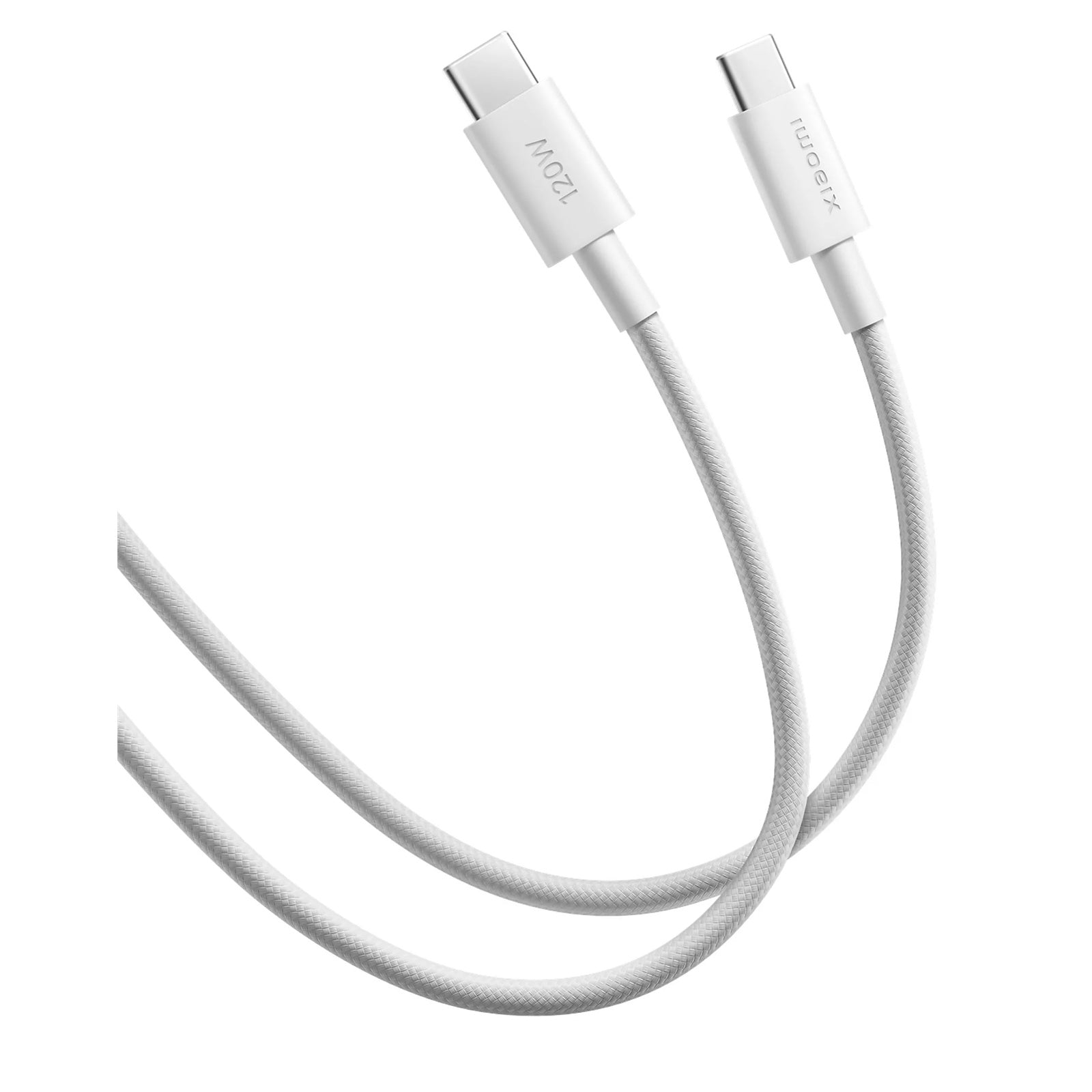 Xiaomi 2m 6A Braided USB-C to USB-C Cable – White