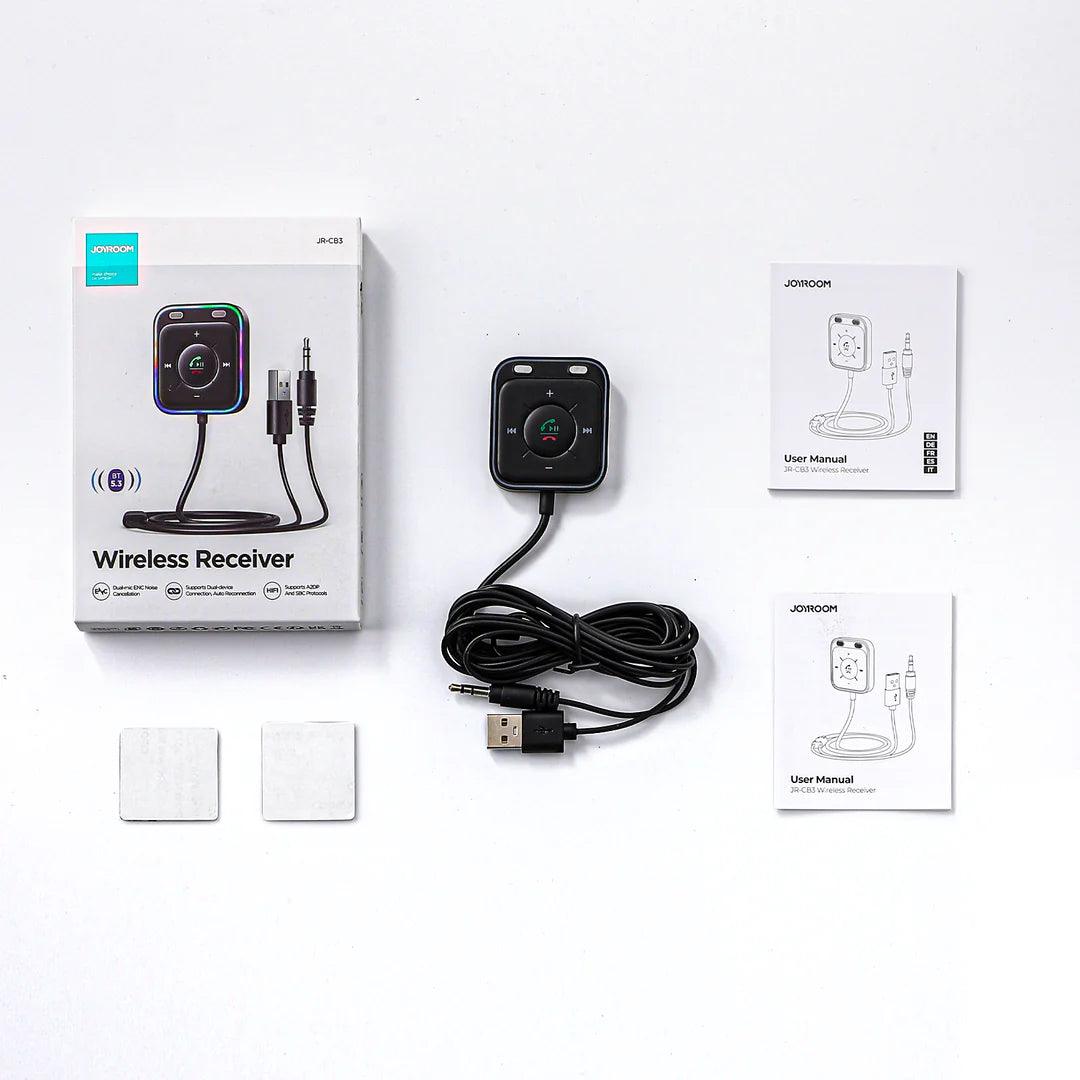 Joyroom Wireless Receiver Bluetooth 5.3 Car Aux Adapter