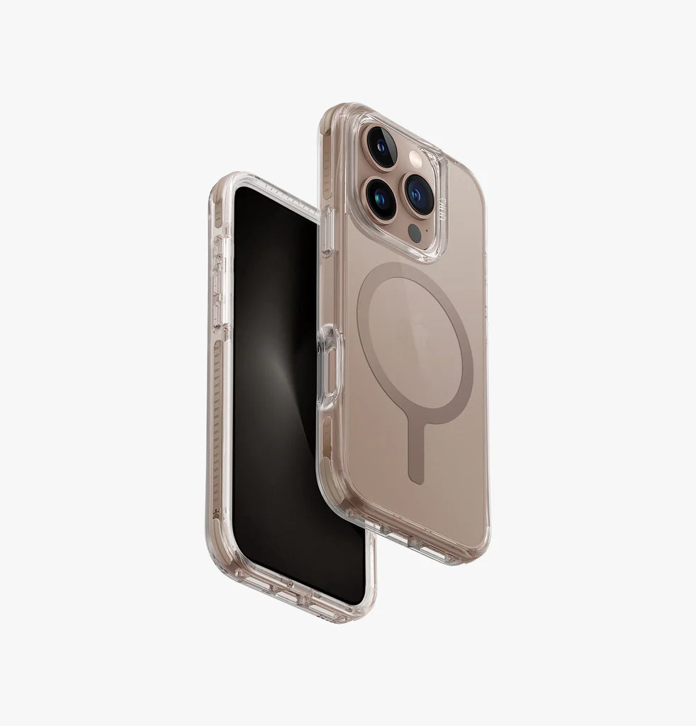 UNIQ HYBRID IPHONE 16 PRO (2024) 6.3 MAGCLICK CHARGING COMBAT - TAUPE GOLD