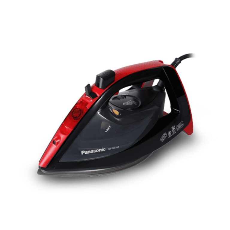 Panasonic NI-U750ATV Steam Iron | 2600W | Ceramic Soleplate | Safety System | Red