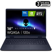 Dell Alienware 16 Aurora 16" IPS WQXGA (QHD+) (2560 x 1600) @120Hz 100% sRGB, Intel Core 9 Processor 270H, Nvidia RTX 5060 8GB GDDR7, 16GB DDR5 RAM, 1TB M.2 PCIe NVMe - (Interstellar Indigo) Gaming Laptop (3 Years Warranty)