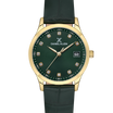 Daniel Klein DK.1.13595-3 Women's Analog Watch - Green Leather