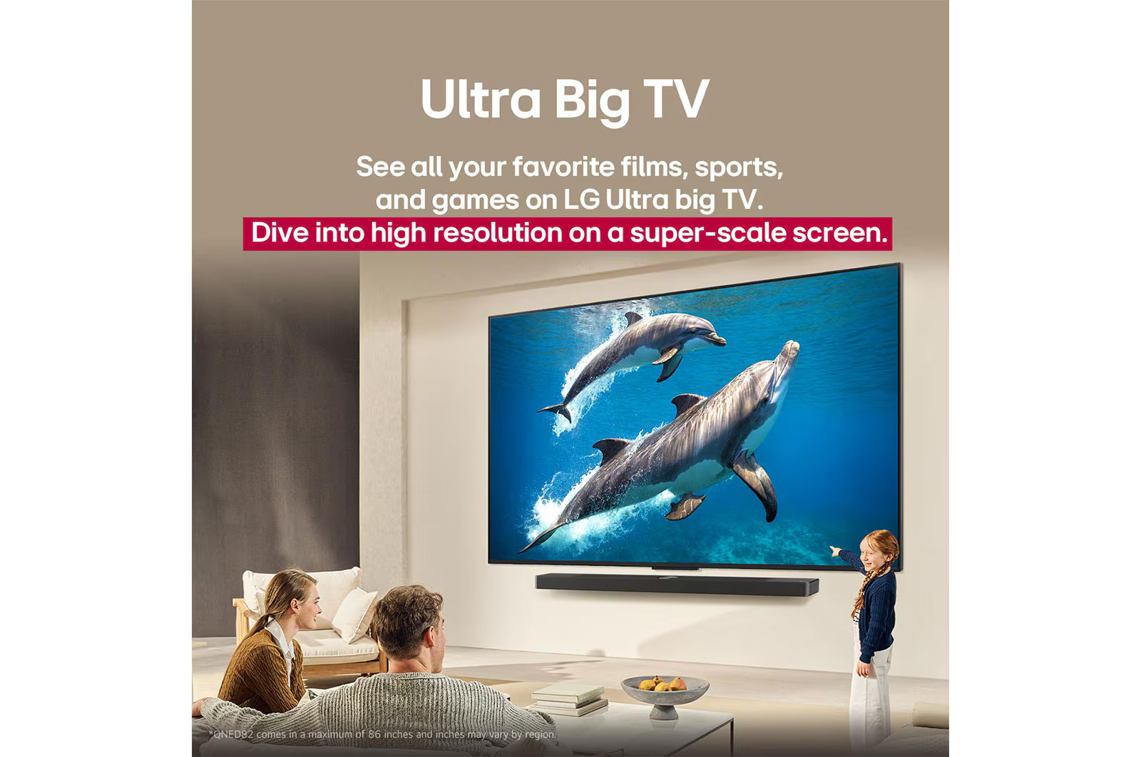 LG QNED70 4K Smart TV 86" (2025)