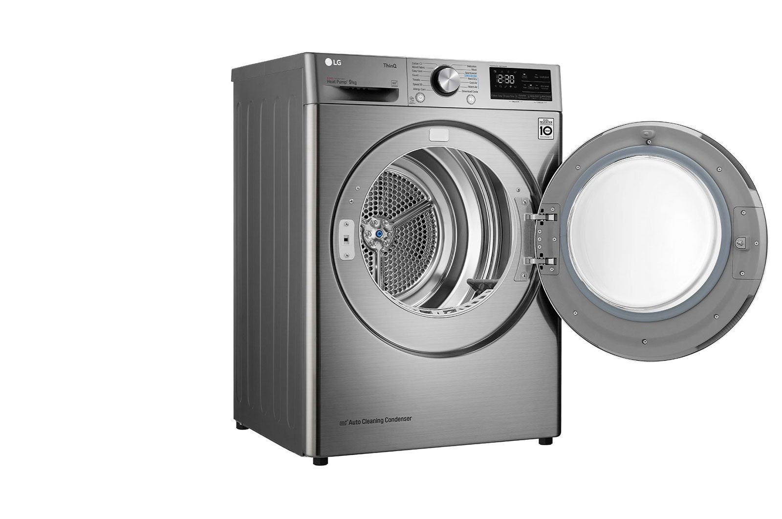 LG Heat Pump Dryer 9kg - Dual Inverter, A+++, Silver