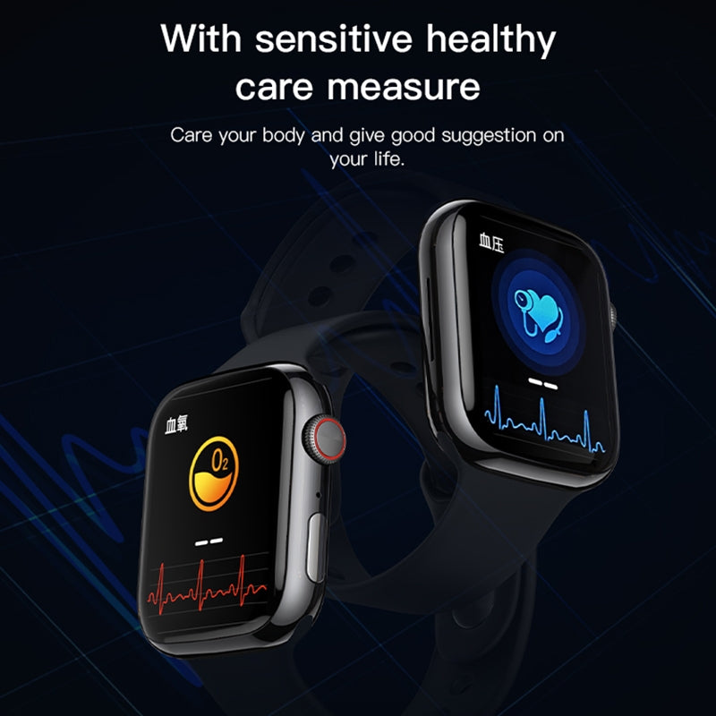 Yesido 1.95 Inch Smart Watch IP68 Waterproof for Health & Fitness - Black