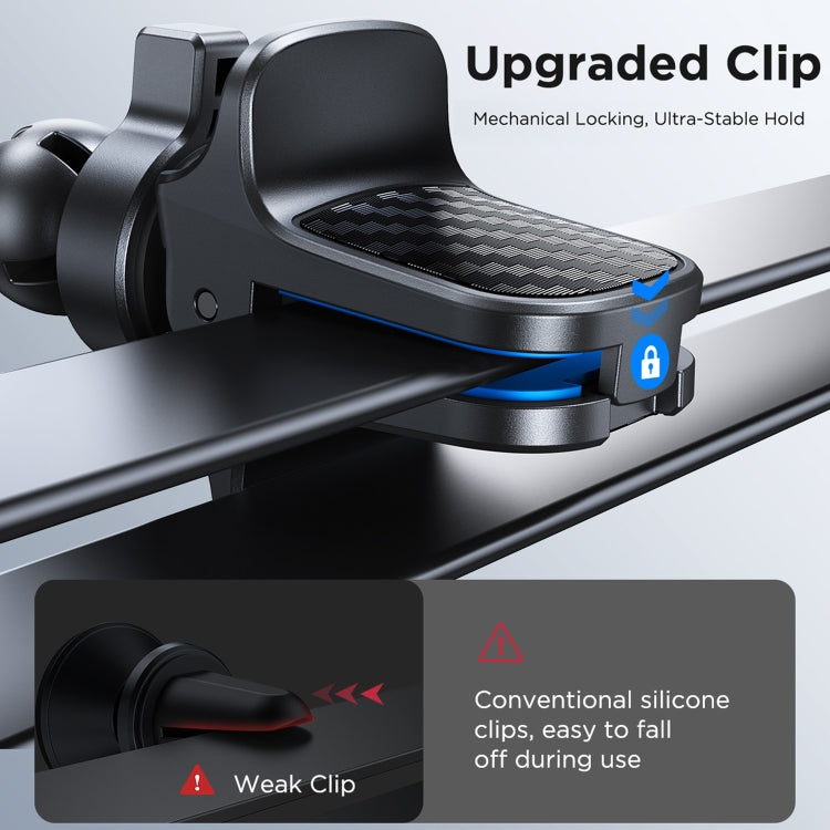 JOYROOM Car Air Vent Phone Holder Secure & HandsFree & Navigation - Black
