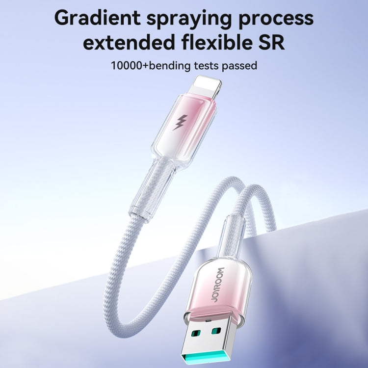 JOYROOM S-A42 Crystal-Clear Series 3A Fast Charging Data Cable (USB-A to Lightning) 1.2m