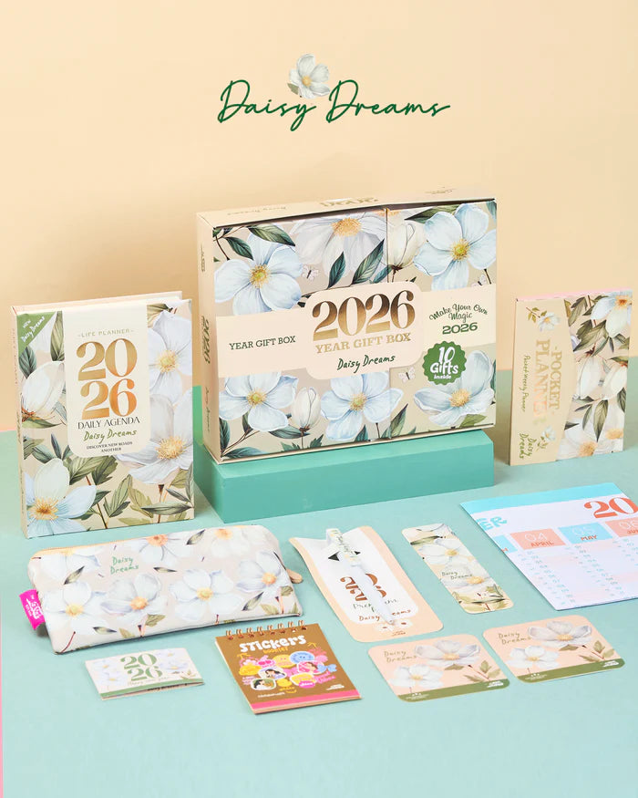 Mofkera Agenda Gift Set 2026 – Daisy Dreams